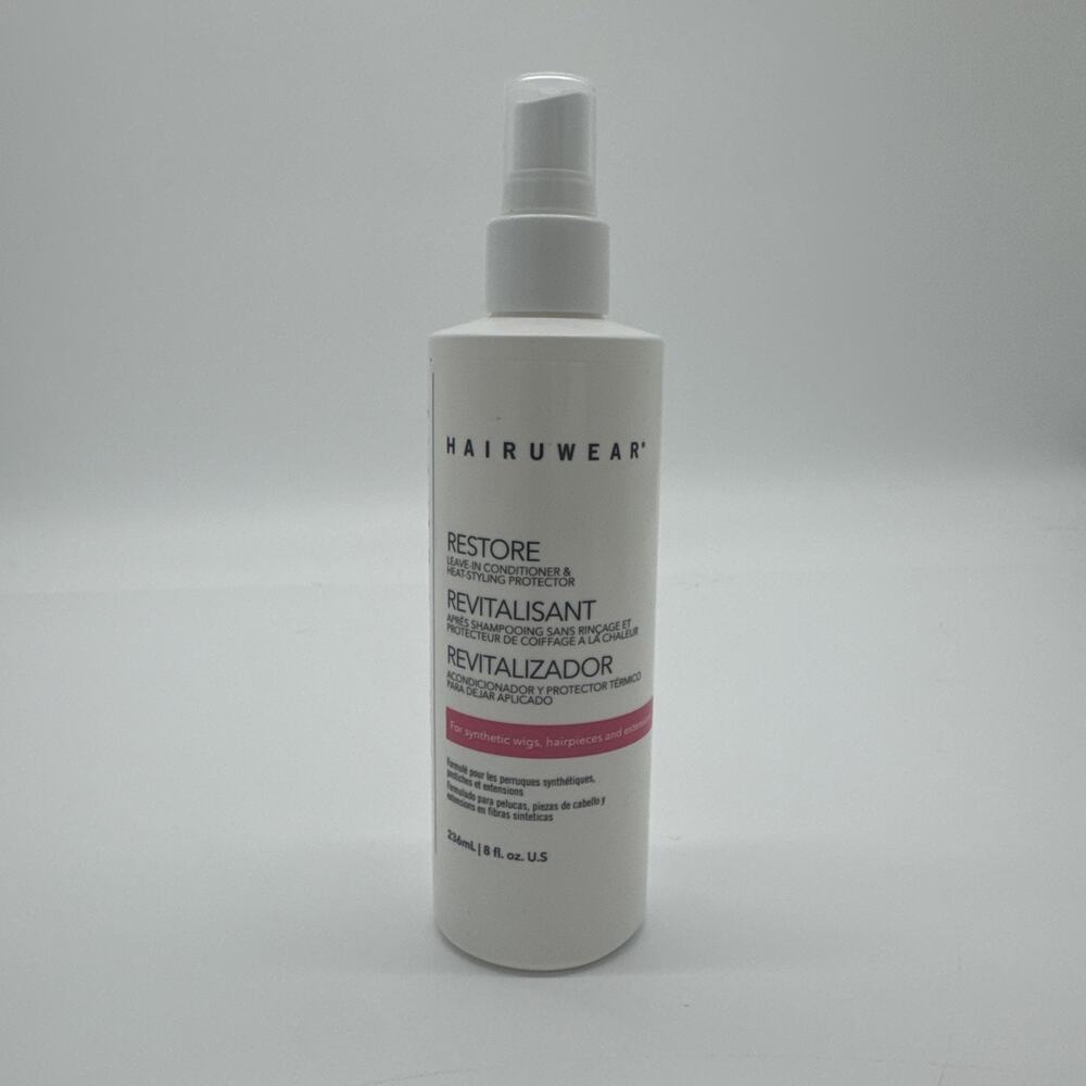 HairUWear 8 oz. Restore Leave In Conditioner & Heat Styling Protector